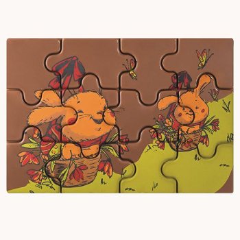 @ Gießform-Blister für Puzzle 'En voyage' (10 Stk)