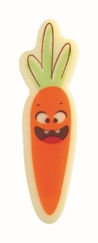 @ Schoko-Dekor Aufleger weiß Karotte 'Crazy carrot' (125 Stk)