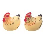@ Schoko-Dekor Aufleger weiß Hühnchen 'Gallinacés' (140 Stk)