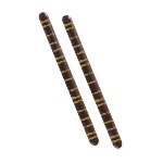 @ Schoko-Dekor Aufleger Stäbchen Streifen, dunkle Schokolade (162 Stk)