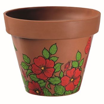 @ Transfer- | Siebdruckfolie für Blumentopf 'Potentilles' (20 Stk)