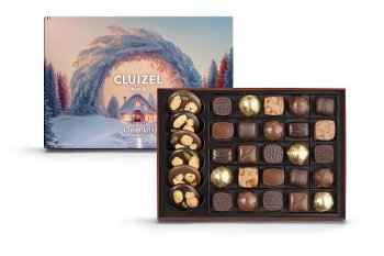 @ Pralinenpackung Weihnachten | Coffret Noir & Lait 'Wintermärchen' (335g) SA *