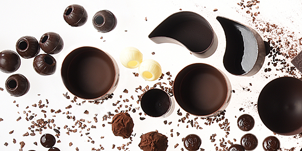 Hohlkörper | Pralinen- & Dessertschalen aus Schokolade